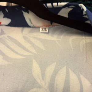 Floral Print Blouse 3XL